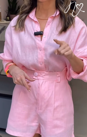 Sets Niccola Valiente NI738 Set pantalon rosa