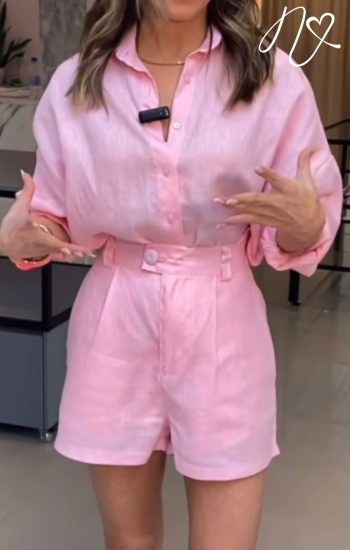 Sets Niccola Valiente NI738 Set pantalon rosa