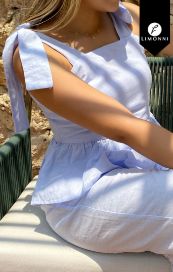 Blusas para mujer COLOR AZUL CIELO TALLA M REF LI5100 Sale