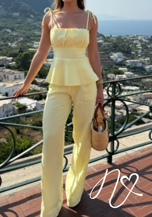 Sets Niccola Bennett NI1006 Set pantalon - Blanco