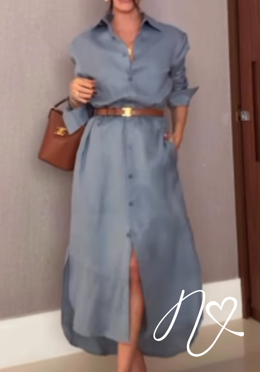 Vestidos para mujer Niccola Cayena NI1012 Maxidress - Azul Rey