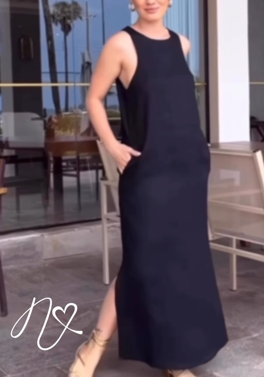 Vestidos para mujer Niccola Bennett NI1029 Maxidress - Blanco