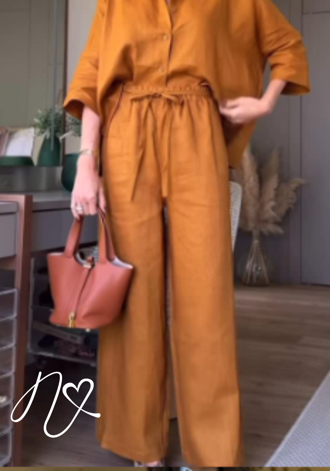 Pantalones Niccola Bennett NI1032 Largos elegantes - Blanco