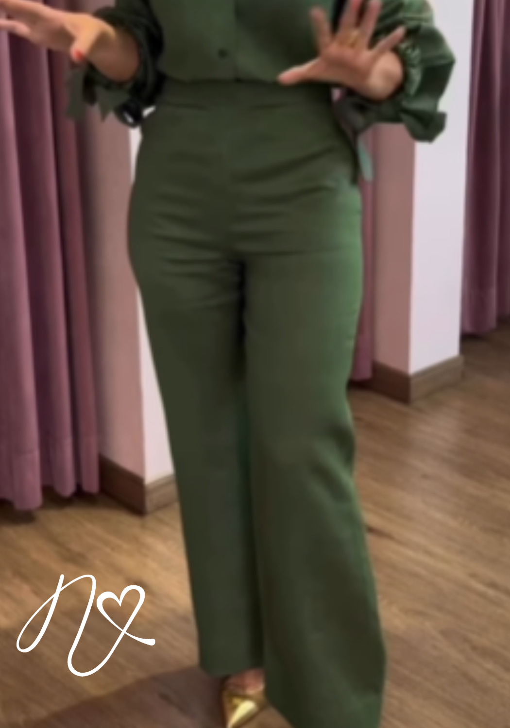 Pantalones Niccola Bennett NI1034 Pantalones Largos - Blanco