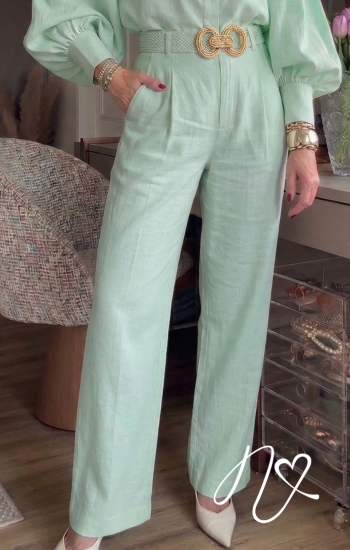 Pantalones Niccola Bennett NI1128 Pantalones Largos - Blanco