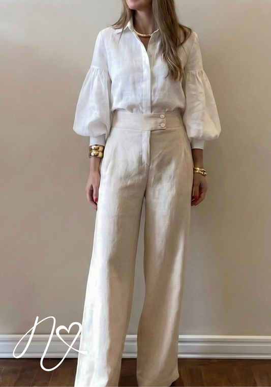 Sets Niccola Gretta NI1131 Set pantalon - Blanco
