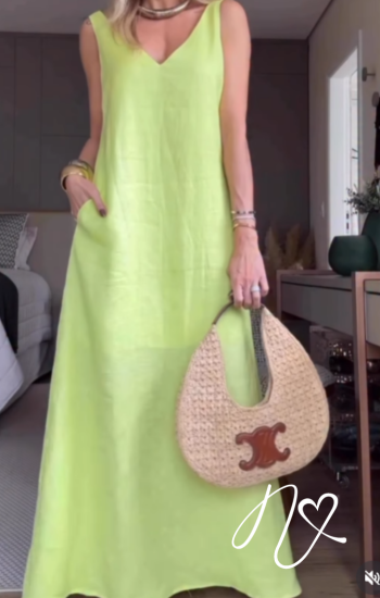 Vestidos para mujer Niccola Bennett NI1159 Maxidress - Rosado