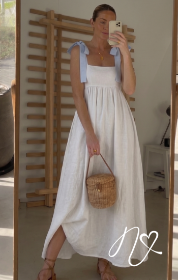 Vestidos para mujer Niccola Perla NI1203 Maxidress - Blanco