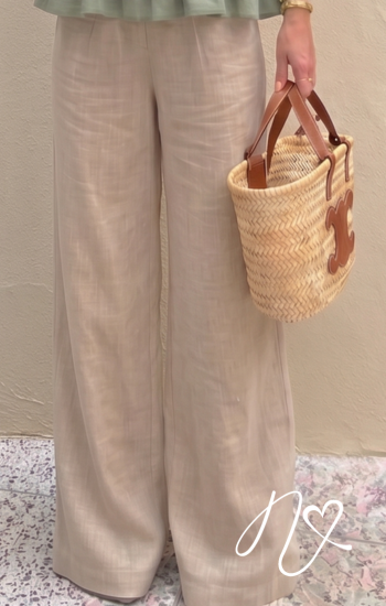 Pantalones Niccola Perla NI1211 Pantalones Largos - Blanco