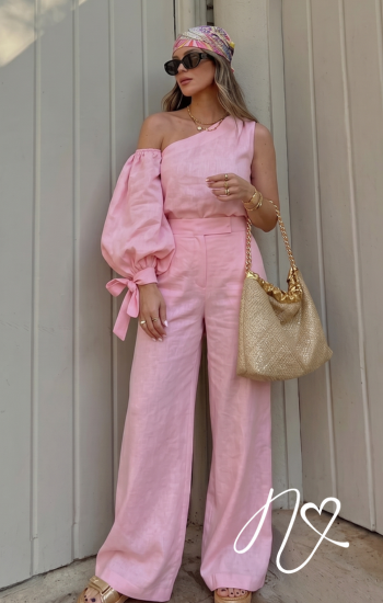 Sets Niccola Perla NI1212 Set pantalon - Rosado