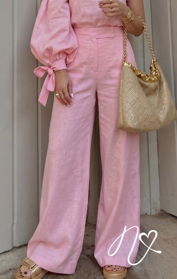 Pantalones Niccola Perla NI1214 Pantalones Largos - Rosado