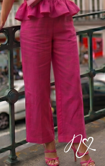 Pantalones Niccola Perla NI1223 Pantalones Largos - Blanco