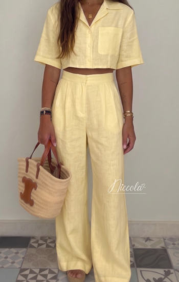 Sets Niccola Perla NI1289 Set pantalon - Blanco