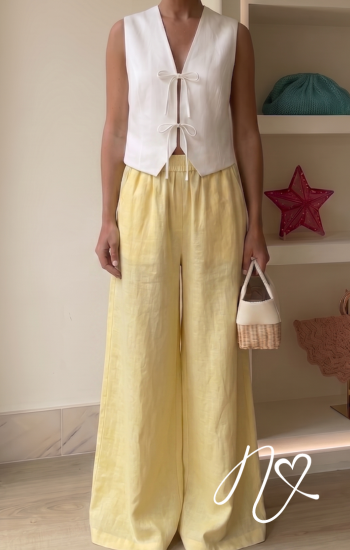 Sets Niccola A-MAR NI1303 Set pantalon - Blanco