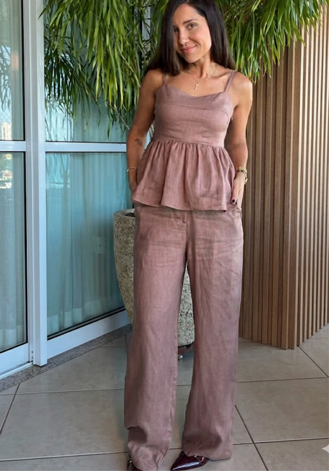 Sets Niccola Bennett NI1313 Set pantalon - Blanco