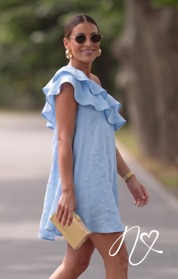 Vestidos para mujer Niccola A-MAR NI1353 Vestidos cortos - Blanco