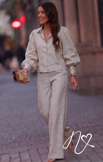 Sets Niccola A-MAR NI1358 Set pantalon - Blanco