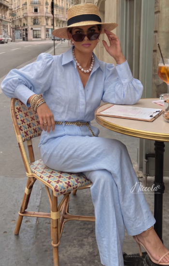 Sets Niccola A-MAR NI1359 Set pantalon - Blanco