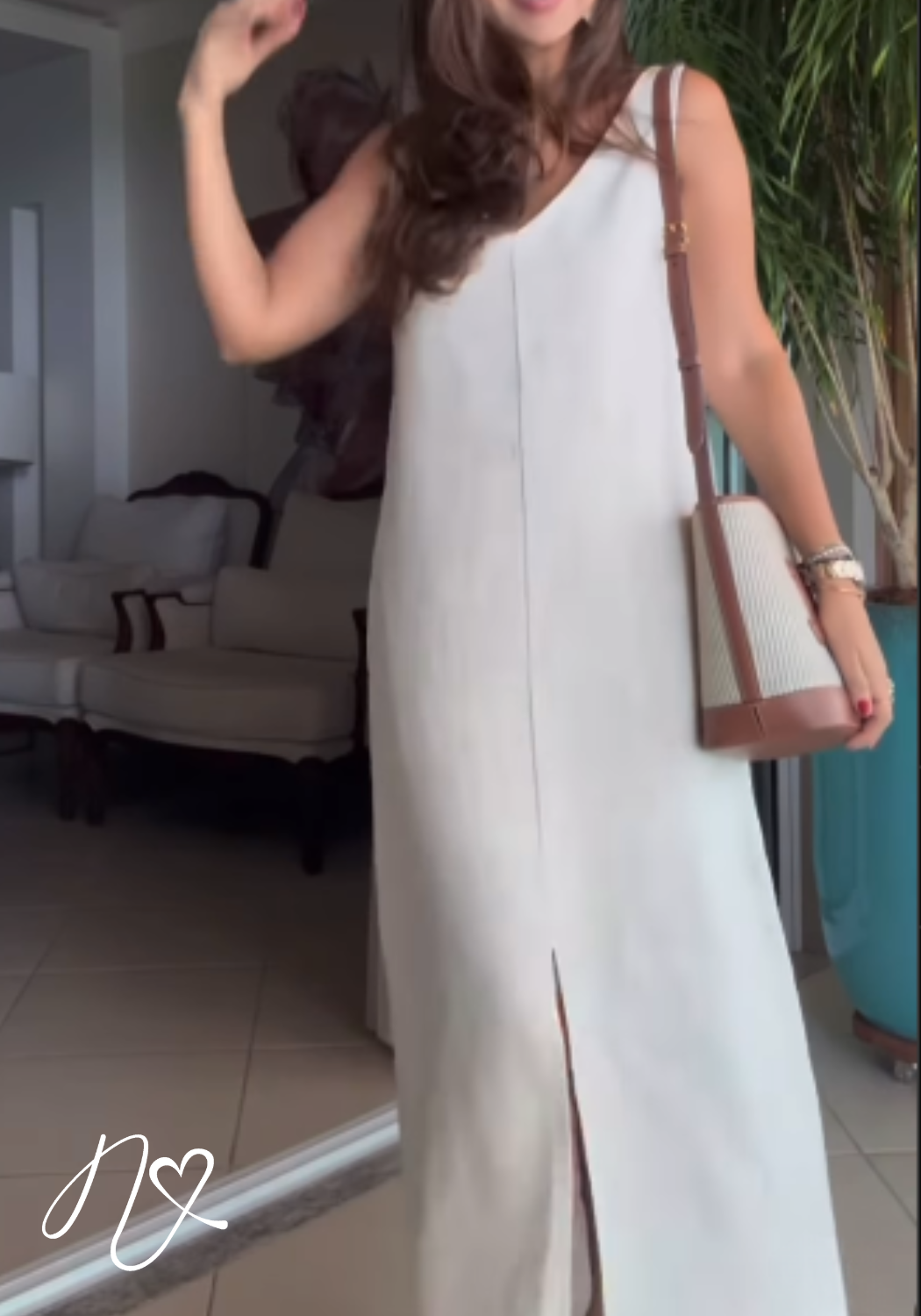 Vestidos para mujer Niccola Cayena NI865 Maxidress blanco