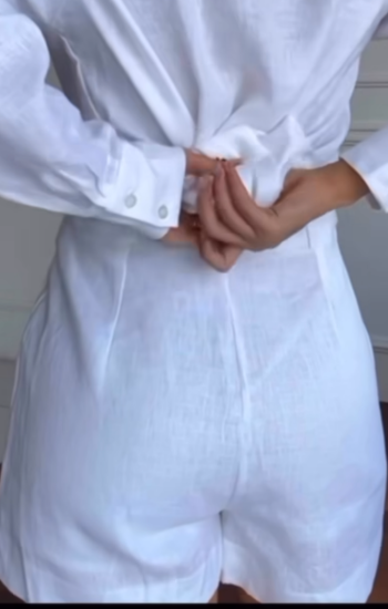 Pantalones Niccola Cayena NI904 Shorts blanco