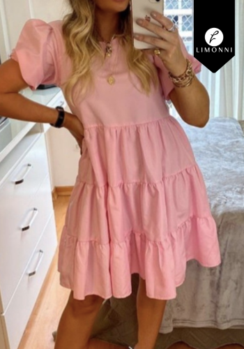 Vestidos para mujer Niccola Valiente NI684 Cortos elegantes rosado